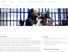 Tablet Screenshot of infobuero-nicaragua.org